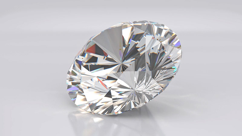 Kadr z animacji 3D z diamentem